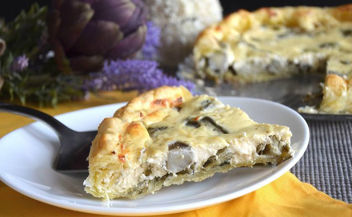 Torta salata ai carciofi: un’idea perfetta per un antipasto o una cena leggera